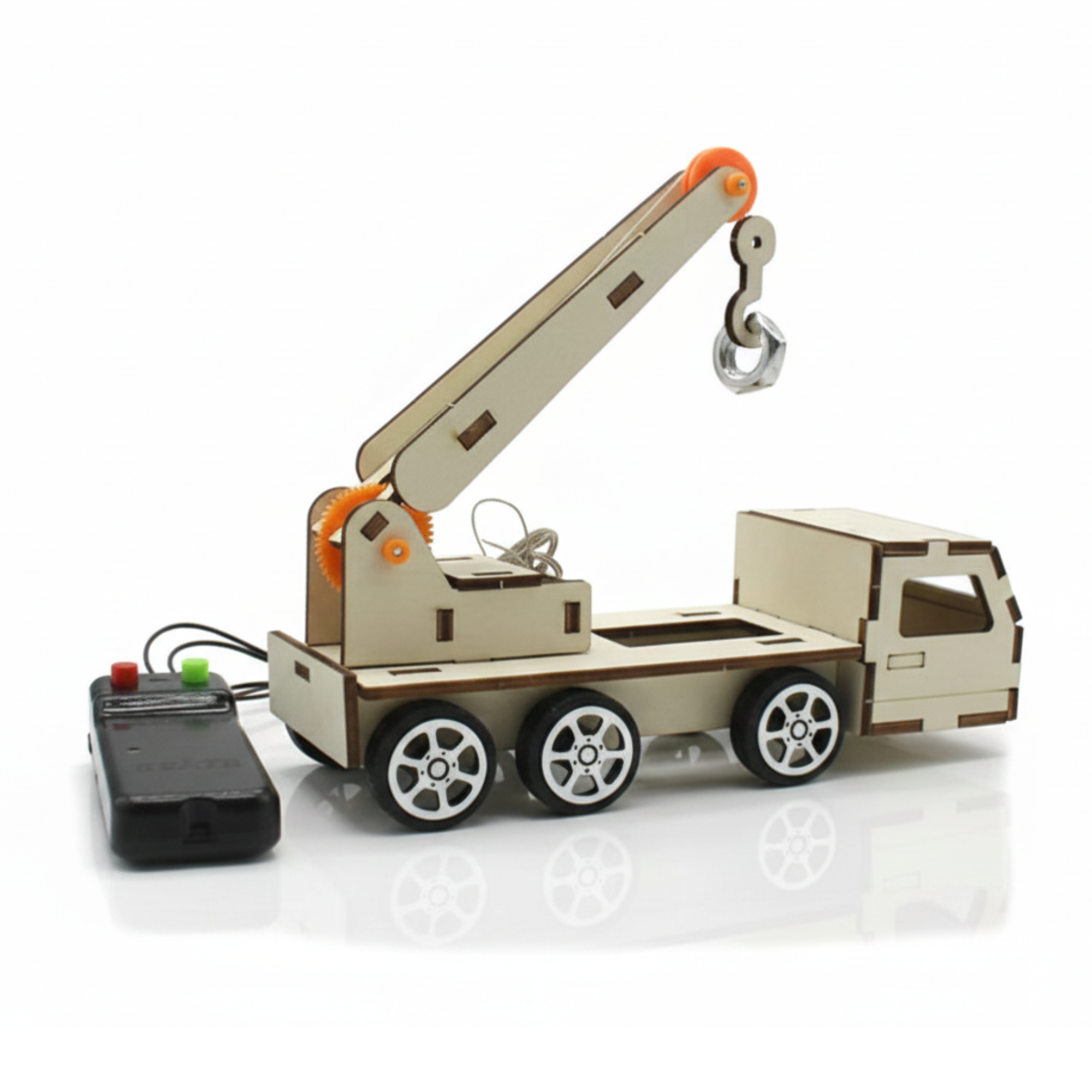 STEM Holzkran-LKW mit Motor & Fernsteuerung
