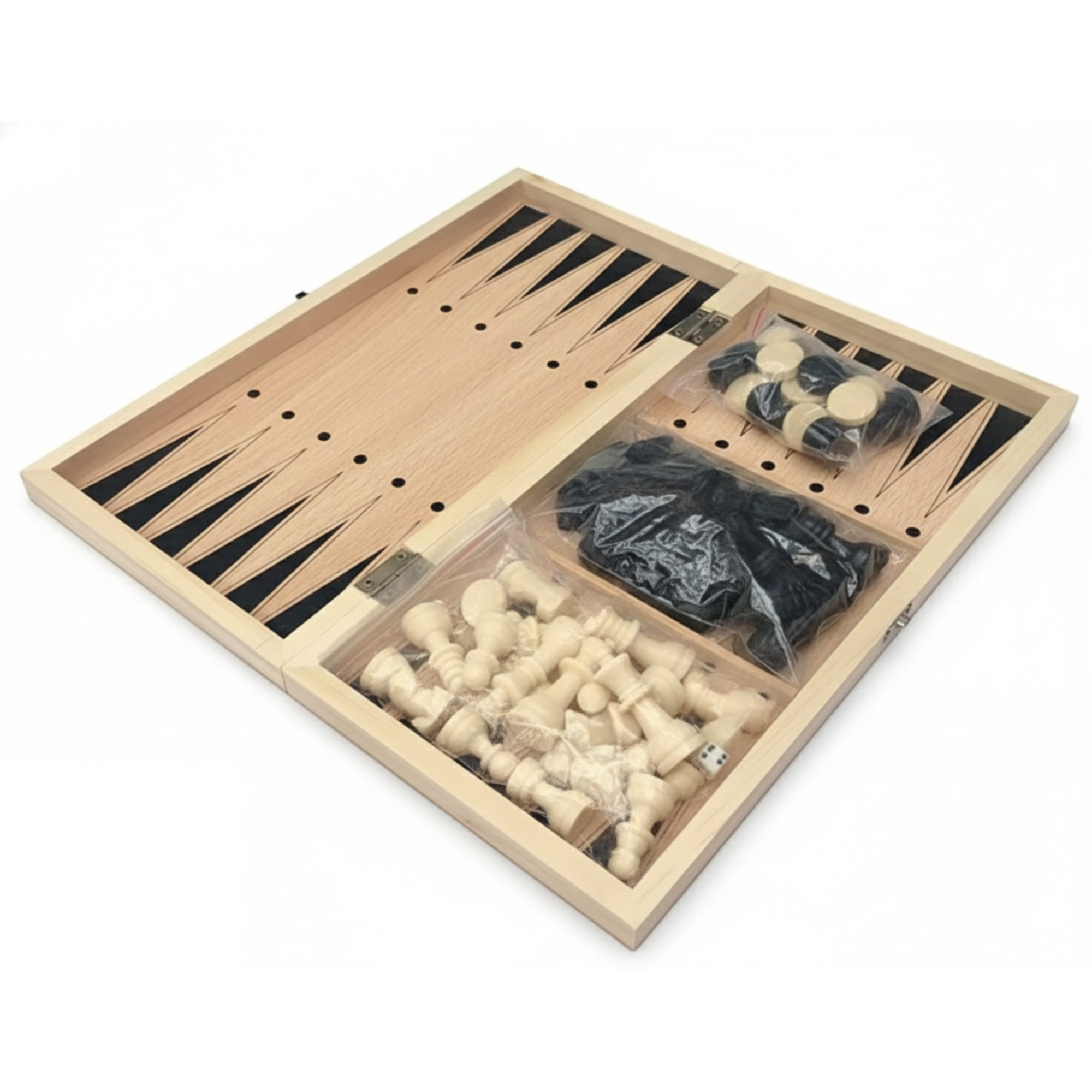 Brettspiele Klassiker (3 in 1 Set)