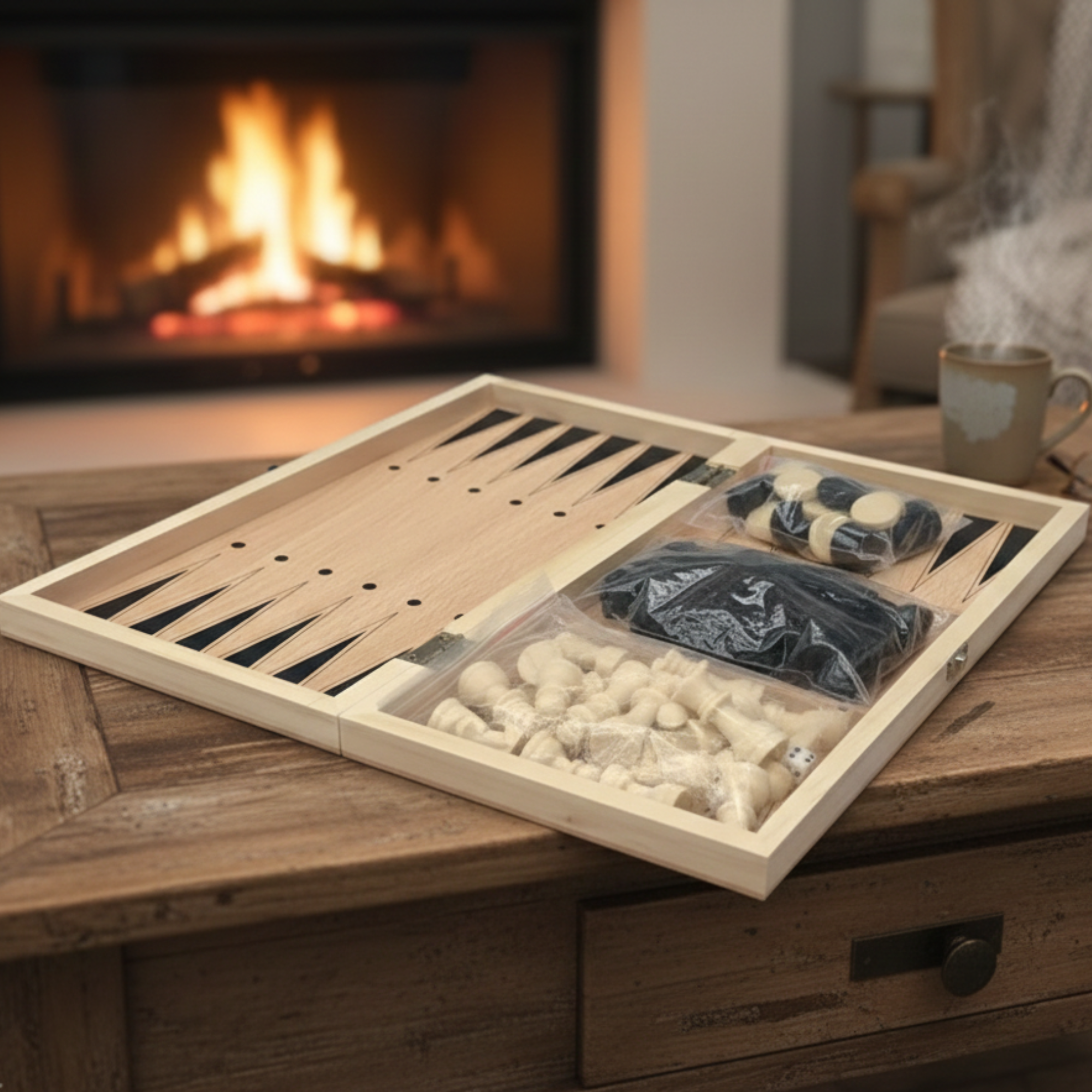 Brettspiele Klassiker (3 in 1 Set)