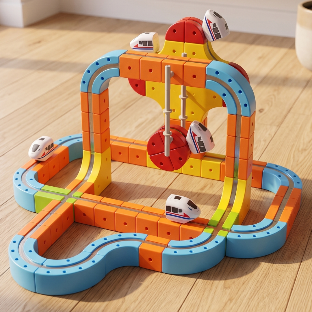 Spielekind Magnetbahn